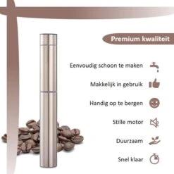 Melkopschuimer - Handmatige Melkopschuimer - Melkklopper - Opschuimer - Elektrisch - Draadloos - RVS - Zilver -Merkloos Winkel 1200x1200 7209