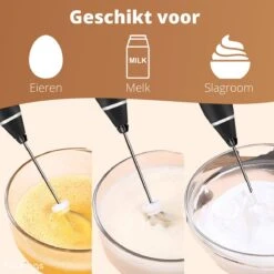 Premium Melkopschuimer Earkings - Melkschuimer Oplaadbaar Met Meegeleverde USB Kabel - Inclusief 2 Opzetstukken - Melkopschuimer Elektrisch Wit -Merkloos Winkel 1200x1200 7230