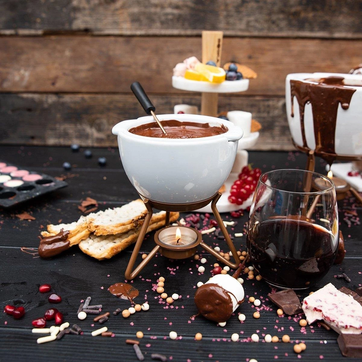 Boska Choco Fondue Petit Marie - Au Bain-marie Fondueset - 250 Ml 8 Boska Choco Fondue Petit Marie - Au Bain-marie Fondueset - 250 Ml - Afbeelding 8