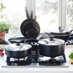 GreenPan Cambridge Koekenpannenset Ø 20cm + Ø 28cm - Zwart - Inductie - PFAS-vrij -Merkloos Winkel 1200x1200 784