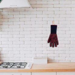 MR. PANACHE Premium BBQ Handschoenen - Ovenhandschoenen - Hittebestendig Tot 500°C - Maximale Grip - Extra Lang Manchet -Merkloos Winkel 1200x1200 84