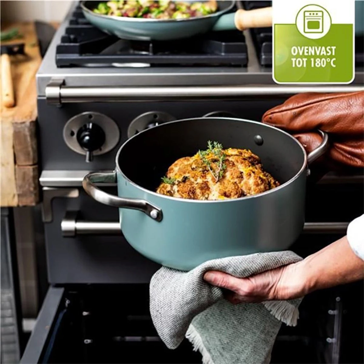 BK Greenpan Keramische Antikleef Pannenset 5-delig - Inductie - Greenpan - Pan - Mat - Koken - Keuken - RVS Pan - Pannenset - Anti Aanbak 4 BK Greenpan Keramische Antikleef Pannenset 5-delig - Inductie - Greenpan - Pan - Mat - Koken - Keuken - RVS Pan - Pannenset - Anti Aanbak - Afbeelding 4