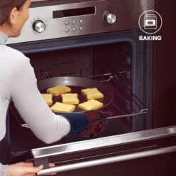 MR. PANACHE Premium BBQ Handschoenen - Ovenhandschoenen - Hittebestendig Tot 500°C - Maximale Grip - Extra Lang Manchet -Merkloos Winkel 1200x1200 85