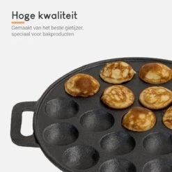 Ocina Poffertjespan – Combo Pack – 19 Poffertjes – Poffertjesmaker – Poffertjespan Inductie – Poffertjespan Electrisch – Gietijzeren Pan - Inclusief Doseerfles, Handvaten, 6x Poffertjesvorken En Invetkwast – Gratis Receptenboek 14 Ocina Poffertjespan – Combo Pack – 19 Poffertjes – Poffertjesmaker – Poffertjespan Inductie – Poffertjespan Electrisch – Gietijzeren Pan - Inclusief Doseerfles, Handvaten, 6x Poffertjesvorken En Invetkwast – Gratis Receptenboek -Merkloos Winkel 1200x1200 866