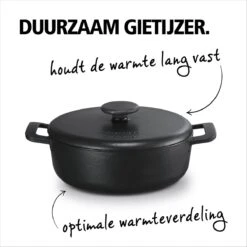 Brabantia The Dutch Braadpan - Matt Black - 28 Cm - Gietijzer -Merkloos Winkel 1200x1200 875