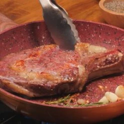 Livington Copper & Stone Pan - 24cm Koekenpan- Anti-aanbaklaag En Krasbestendig - Graniet Look - Binnenste Steenlaag Voor Perfecte Warmteverdeling - Geschikt Voor Ceran, Gas, Elektrisch, Inductie -Merkloos Winkel 1200x1200 896