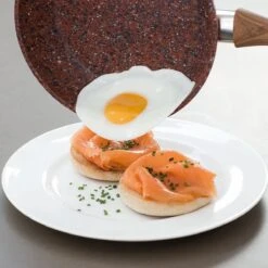 Livington Copper & Stone Pan - 24cm Koekenpan- Anti-aanbaklaag En Krasbestendig - Graniet Look - Binnenste Steenlaag Voor Perfecte Warmteverdeling - Geschikt Voor Ceran, Gas, Elektrisch, Inductie -Merkloos Winkel 1200x1200 900