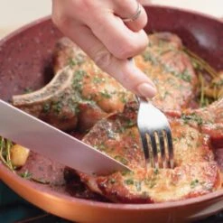 Livington Copper & Stone Pan - 24cm Koekenpan- Anti-aanbaklaag En Krasbestendig - Graniet Look - Binnenste Steenlaag Voor Perfecte Warmteverdeling - Geschikt Voor Ceran, Gas, Elektrisch, Inductie -Merkloos Winkel 1200x1200 902