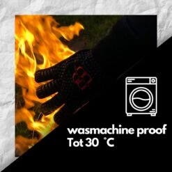 Brand-Brand - BBQ Handschoenen - Ovenhandschoenen - Vaderdag Cadeau - Barbecue Handschoenen - Oven Wanten - Hittebestendige Handschoenen -Merkloos Winkel 1200x1200 94