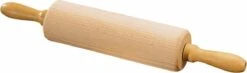 Merkloos Kinder Deegroller Rolstok Met Handvat - FSC® Beukenhout Antikleef - 23x4.5x4.5 Cm - Deegrolstok Kinderen - Rolgedeelte 11.5xØ4.5Cm