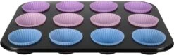 Bakplaat & Muffinvormen - Teflon Plaat - 12 Siliconen Cupcake Vormen - Herbruikbaar - Anti Aanbak Laag - Rheme 19 Bakplaat & Muffinvormen - Teflon Plaat - 12 Siliconen Cupcake Vormen - Herbruikbaar - Anti Aanbak Laag - Rheme -Merkloos Winkel 1200x382 1