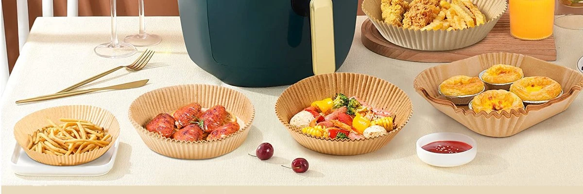 ByLife® Airfryer Bakpapier - Wegwerpbakjes Voor Airfryer - 100 Stuks - 20 CM 7 ByLife® Airfryer Bakpapier - Wegwerpbakjes Voor Airfryer - 100 Stuks - 20 CM - Afbeelding 7