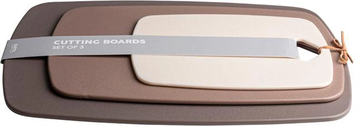 Gusta Snijplanken Set Van 3 - Plastic - 35 Centimeter X 25 Centimeter X 1,5 Centimeter 1 Gusta Snijplanken Set Van 3 - Plastic - 35 Centimeter X 25 Centimeter X 1,5 Centimeter