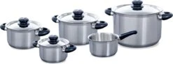 BK Karaat+ Pannenset - 5-delig - RVS – Geschikt Voor Alle Warmtebronnen -Merkloos Winkel 1200x445