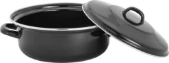 Lite-Body - Emaille - Magnus Braadpan 24cm/2,5l Met Deksel - Zwart - Inductie -Merkloos Winkel 1200x452 4