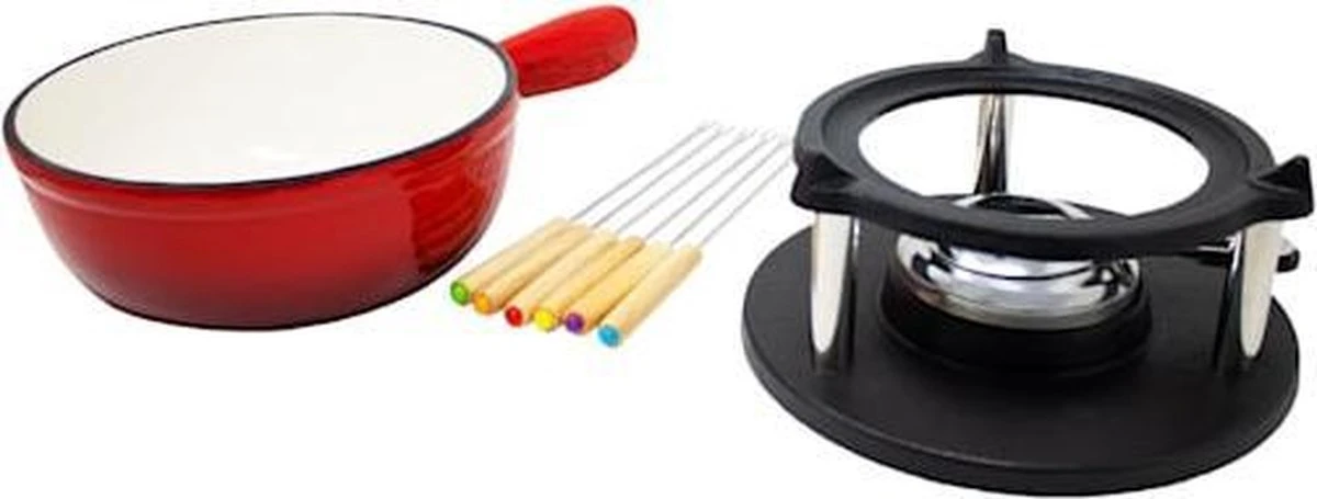 Big BBQ 6 Pers. Kaas Fondueset 5 Big BBQ 6 Pers. Kaas Fondueset - Afbeelding 5