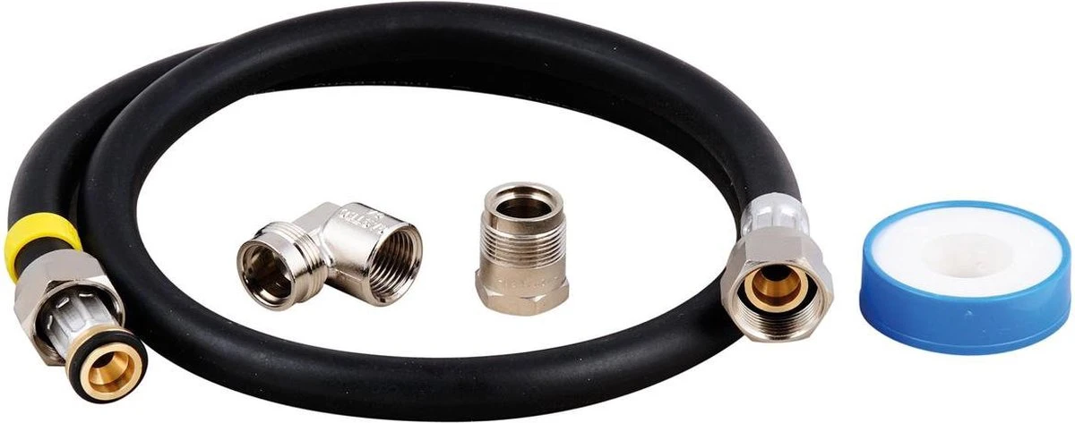 Scanpart Gasslang 100cm Voor Vrijstaand Gasfornuis Met Aansluit Koppelingen 1 Scanpart Gasslang 100cm Voor Vrijstaand Gasfornuis Met Aansluit Koppelingen