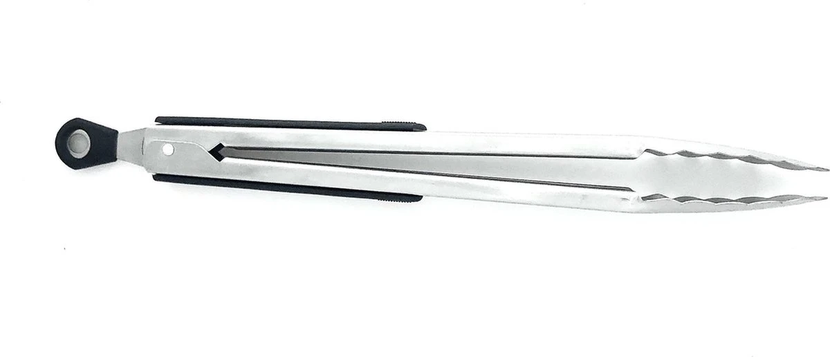 Merkloos RVS - Vleestang - BBQ Tang - Barbecue Accessoires - Keuken Tang - Anti Slip Handvat Met Slot - Salade Tang - 2 Merkloos RVS - Vleestang - BBQ Tang - Barbecue Accessoires - Keuken Tang - Anti Slip Handvat Met Slot - Salade Tang - - Afbeelding 2