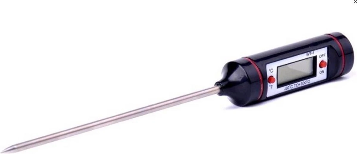 Merkloos Digitale Thermometer - Thermometer Keuken - Koken Bakken En Braden - Zwart 1 Merkloos Digitale Thermometer - Thermometer Keuken - Koken Bakken En Braden - Zwart