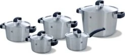 BK Conical Cool Pannenset - 5-delig - RVS - Geschikt Voor Alle Warmtebronnen -Merkloos Winkel 1200x525 2