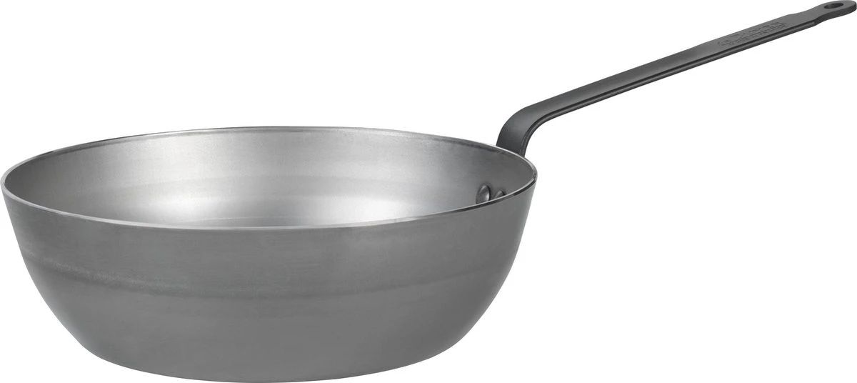 DeBuyer Mineral B Black Hapjespan - Staal - Ø 28cm 1 DeBuyer Mineral B Black Hapjespan - Staal - Ø 28cm