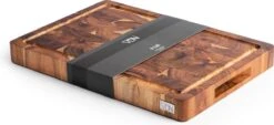 VDN Professionele Snijplank Acacia Hout Met Sapgeul En Handvatten – Hakblok 26x38x3.5 Cm -Merkloos Winkel 1200x550 3