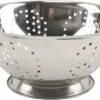 Veluw Vergiet Op Voet - 2 Grepen - Ø24 X (H)11cm - Vergiet RVS - Keukengerei - Zeven
