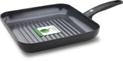 GreenPan Cambridge Grillpan 28cm - Zwart - Inductie - PFAS-vrij -Merkloos Winkel 1200x599 1