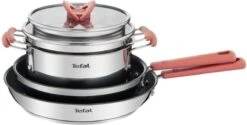 TEFAL G720S604 6-delige Stapelbare Pannenset OPTI'SPACE - RVS - Alle Kookplaten Inclusief Inductie -Merkloos Winkel 1200x609 3