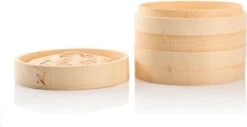 Merkloos Decopatent® 3 Delig Stoommandje Met Deksel - Ø18 Cm - Bamboe - Rijst Stoommanden - Stomer - Steamer Cooker - Dim Sum Stoomschaal 11 Merkloos Decopatent® 3 Delig Stoommandje Met Deksel - Ø18 Cm - Bamboe - Rijst Stoommanden - Stomer - Steamer Cooker - Dim Sum Stoomschaal -Merkloos Winkel 1200x615 10