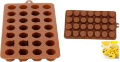 ProductGoods - Siliconen Chocoladevorm Emoticons - Emojis Chocolade Mal Fondant Bonbonvorm - Ijsblokjesvorm