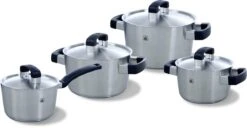 BK Conical Cool Pannenset - 4-delig - RVS – Geschikt Voor Alle Warmtebronnen -Merkloos Winkel 1200x621 4