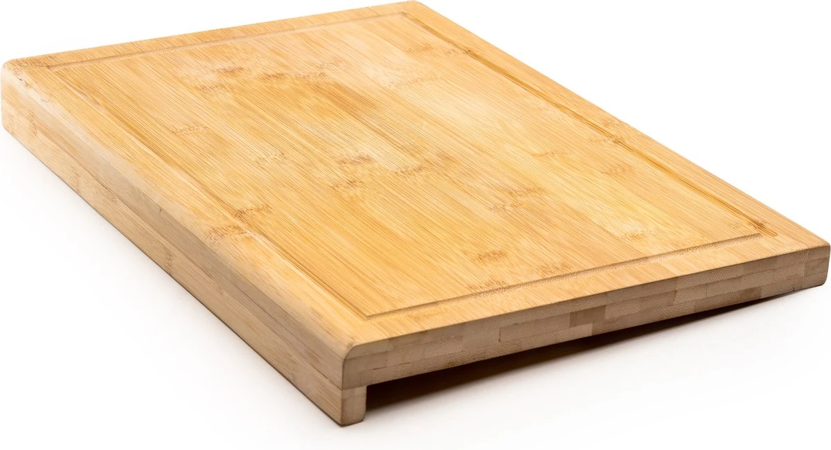 Houten Snijplank Coninx Voor Werkblad Of Tafel | Snijplank Met Steunrand En Sapgroef | 45x30CM | 2,5CM Dik | Bamboe 1 Houten Snijplank Coninx Voor Werkblad Of Tafel | Snijplank Met Steunrand En Sapgroef | 45x30CM | 2,5CM Dik | Bamboe