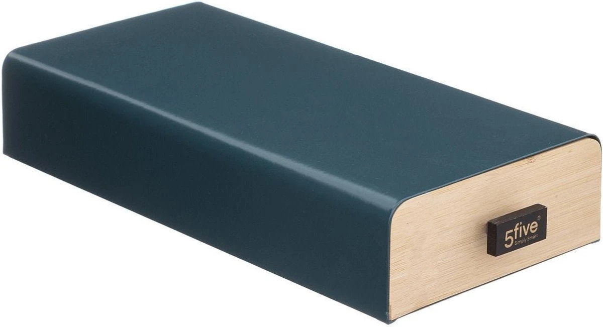 Koffie Cup/capsule Houder/dispenser Lade Bamboe Hout/metaal Blauw 30 Capsules - Koffiecups Ladekastje Nespresso/dolce Gusto 1 Koffie Cup/capsule Houder/dispenser Lade Bamboe Hout/metaal Blauw 30 Capsules - Koffiecups Ladekastje Nespresso/dolce Gusto