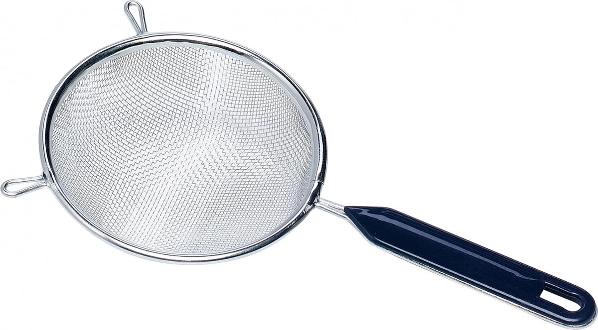 Cuisine Elegance Zeef 12 X 24 Cm Staal/polypropeen Zilver/grijs 1 Cuisine Elegance Zeef 12 X 24 Cm Staal/polypropeen Zilver/grijs