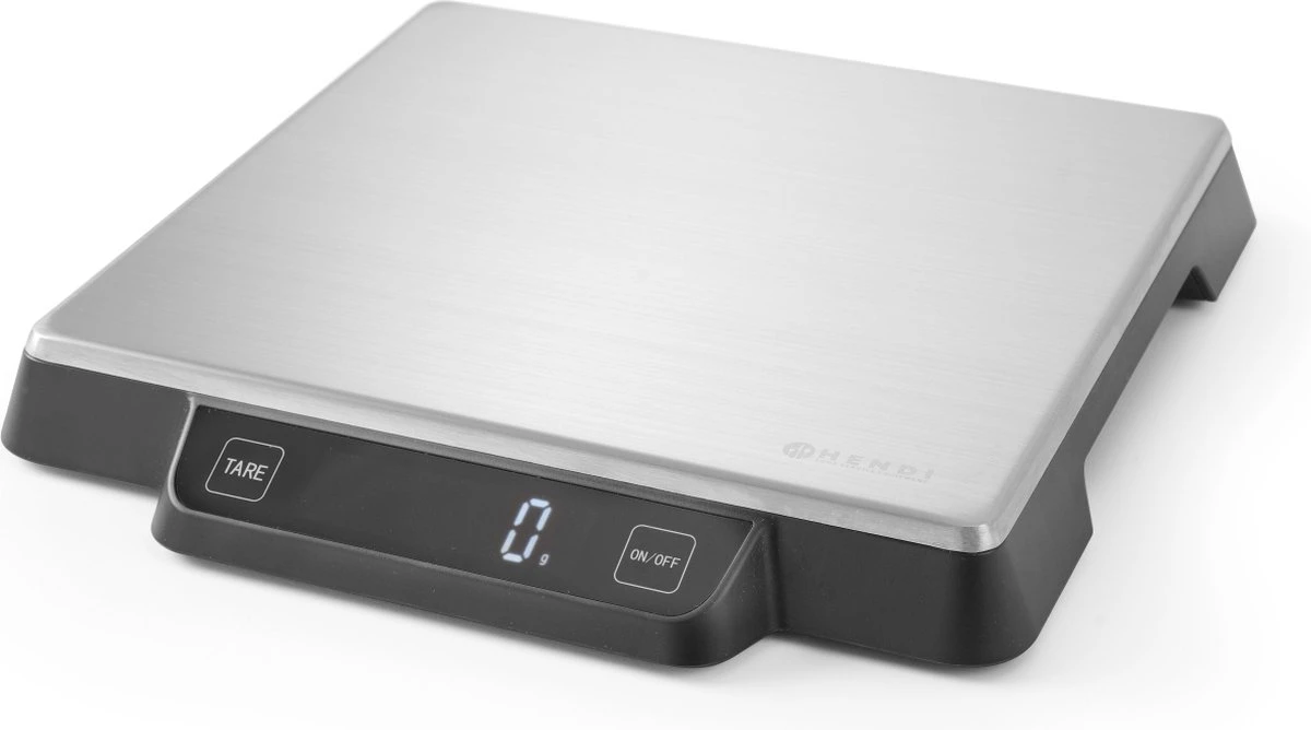 Hendi Keukenweegschaal Digitaal - Weegt Tot 15 Kg - Met Tarra Functie 4 Hendi Keukenweegschaal Digitaal - Weegt Tot 15 Kg - Met Tarra Functie - Afbeelding 4