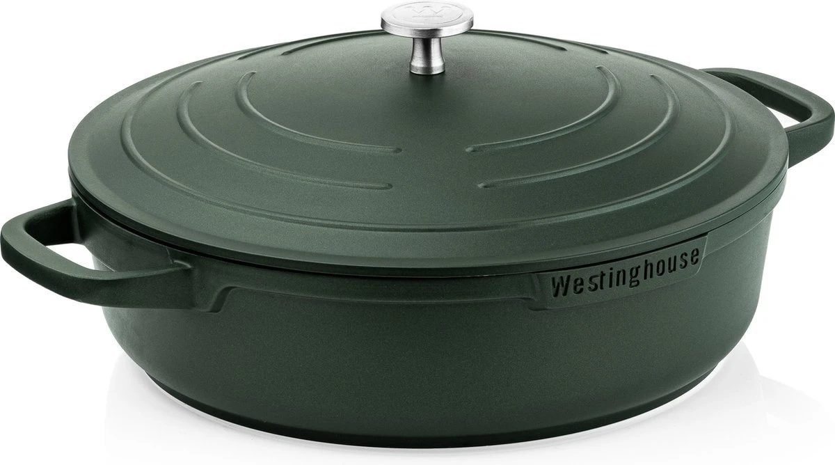 Westinghouse Performance Series - Hapjespan Inductie Met Deksel - 32cm Sauteerpan - Oven Geschikt - Groen 1 Westinghouse Performance Series - Hapjespan Inductie Met Deksel - 32cm Sauteerpan - Oven Geschikt - Groen
