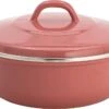 Lite-Body - Magnus Braadpan 24cm/2,5l Met Deksel - Emaille - Oud Roze - Inductie