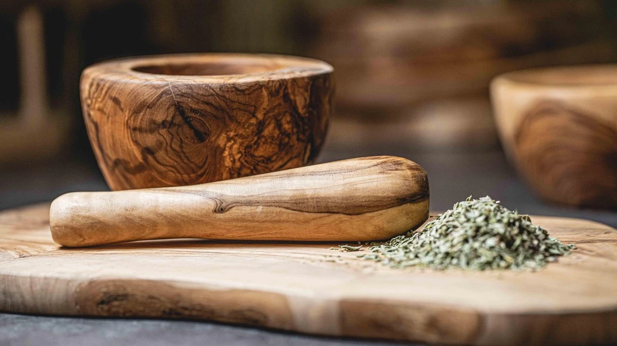 Jay Hill Vijzel Tunea - Olijfhout - ø 10 Cm 8 Jay Hill Vijzel Tunea - Olijfhout - ø 10 Cm - Afbeelding 8