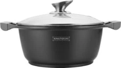 Royalty Line - Marble Soep/braadpan - Met Glazen Deksel Zwart - 20 CM. RL-BS20ML -Merkloos Winkel 1200x675 29