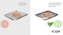ICQN Bakplaat Met Anti-aanbaklaag - 445x375x25 Mm - Krasbestendig -Merkloos Winkel 1200x677 6