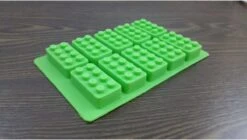 Merkloos Siliconen Mal Voor Ijsblokjes Of Chocolade - Lego Blokjes / Duplo Vorm - 17 X 11 Cm