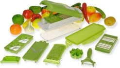 Groentesnijder - Uiensnijder - Mandoline - Multifunctionele Groentesnijder - RVS - Inclusief 7 Mesjes - Mandoline Keukensnijder- Mandoline Snijder - -Merkloos Winkel 1200x681 8