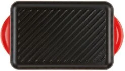 Le Creuset - Gietijzeren Grillplaat - 32x22cm - Kersenrood -Merkloos Winkel 1200x685 3