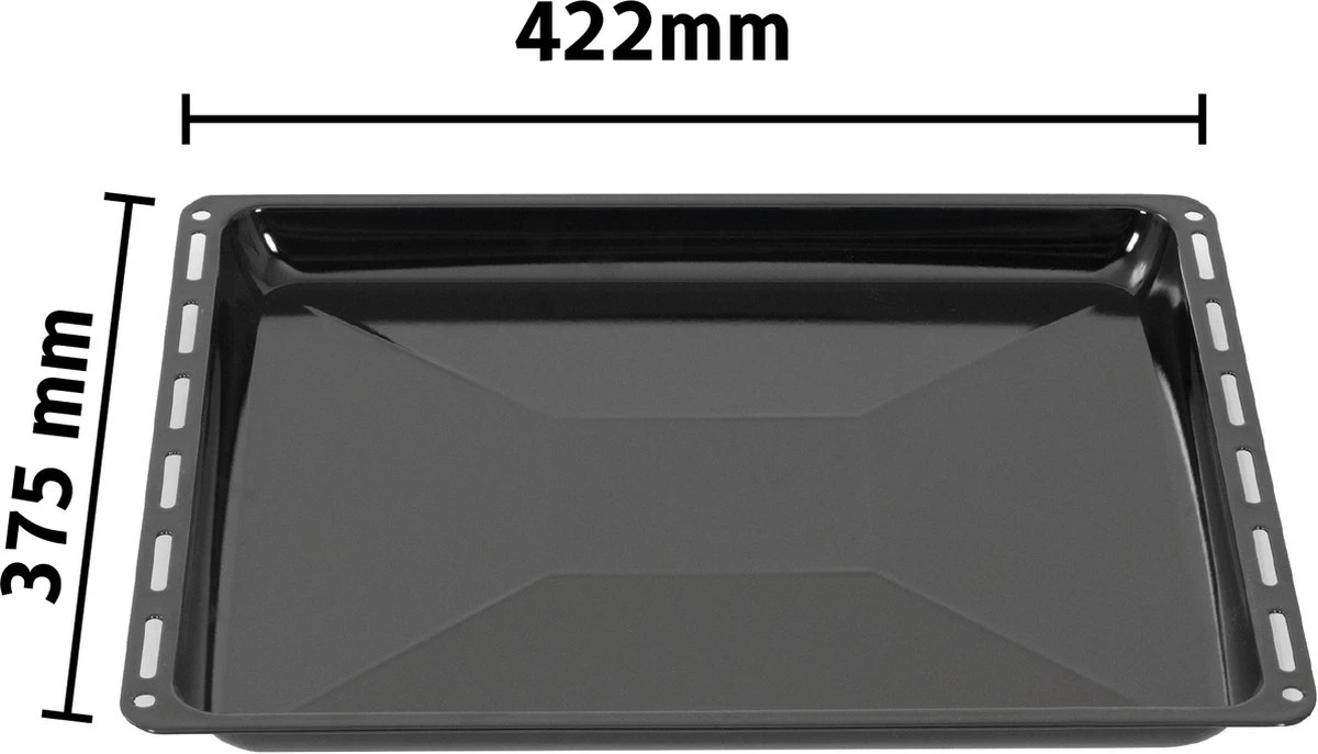 ICQN Ovenbakplaat - 422 X 375 X 31 Mm - Geëmailleerd 2 ICQN Ovenbakplaat - 422 X 375 X 31 Mm - Geëmailleerd - Afbeelding 2