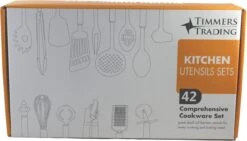 Kookgerei Set - Zwart - 42-delig - Keukengerei -Merkloos Winkel 1200x687 6