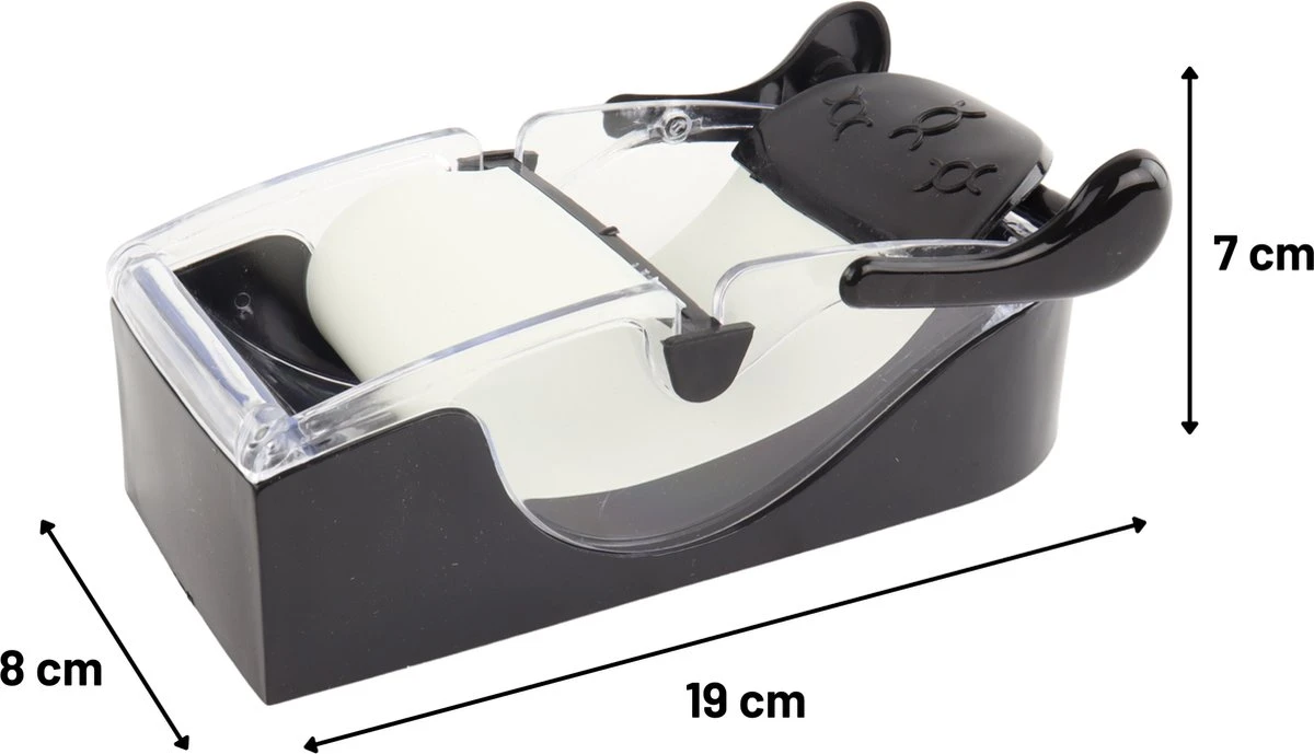 Orange85 Sushi Maker - Zelf Sushi Maken - Zwart - 19x8x7 - Sushimakers 2 Orange85 Sushi Maker - Zelf Sushi Maken - Zwart - 19x8x7 - Sushimakers - Afbeelding 2