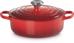 Le Creuset - Gietijzeren - Lage Braadpan - 24cm - Kersenrood -Merkloos Winkel 1200x695 5