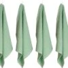 Set Keuken Handdoek - 6 Stuks - Mint Groen - 50x50cm
