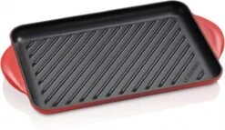 Le Creuset - Gietijzeren Grillplaat - 32x22cm - Kersenrood -Merkloos Winkel 1200x697 7